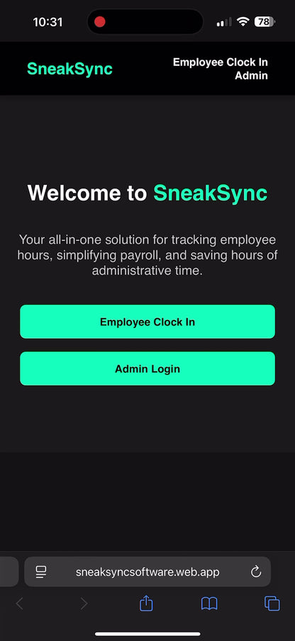 SneakSync Payroll Automation